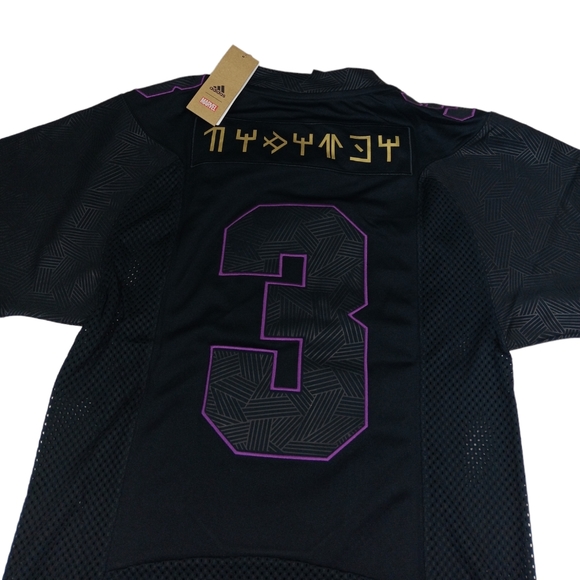 Adidas x Marvel Black Panther Football Jersey - Picture 6 of 6